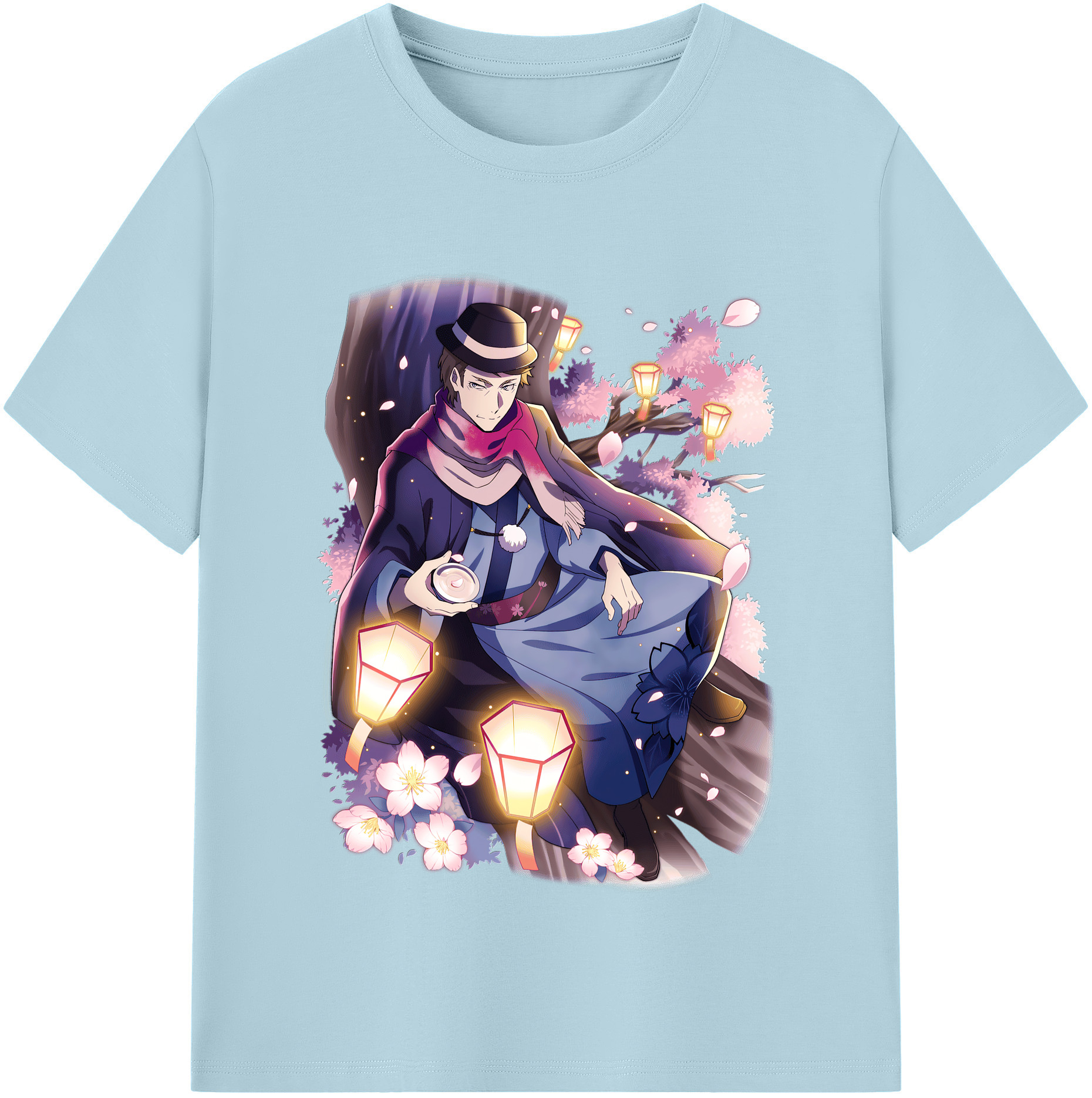 （画像用） 文豪ストレイドッグス Bungo Stray Dogs 綿100％半袖Tシャツ（フロントプリント）